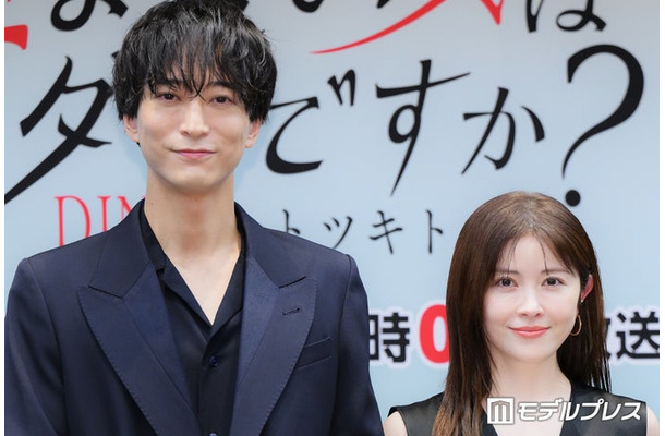 「産まない女はダメですか? DINKs のトツキトオカ」記者会見に出席した浅香航大、宮澤エマ(C)モデルプレス