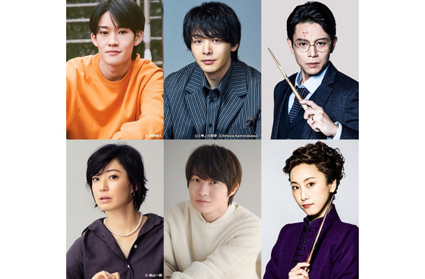 (上段左から)⼭時聡真、中村倫也、吉沢悠(下段左から)菅野美穂、神⽊隆之介、松井玲奈(C)TBS