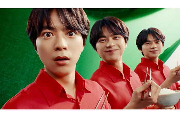 佐藤勝利/TVCM「サトウの新定番ばんばん新登場」篇(提供写真)