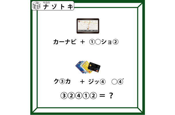 クイズです！「イラストと左の文字から、右の言葉を考えましょう」どんな法則があるでしょうか【難易度LV３.・中辛】