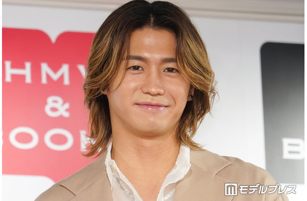 『Lei』発売記念イベントの囲み取材に応じた瀬口黎弥(C)モデルプレス