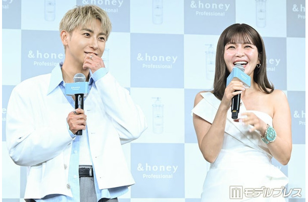 與真司郎、宇野実彩子（C）モデルプレス