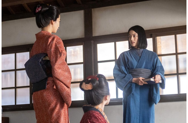 見上愛、上坂樹里「風、薫る」第23話（C）NHK