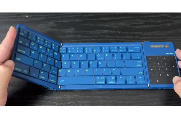 神ガジェット購入！タッチパッド搭載でお洒落なNillkin折り畳みキーボード！！