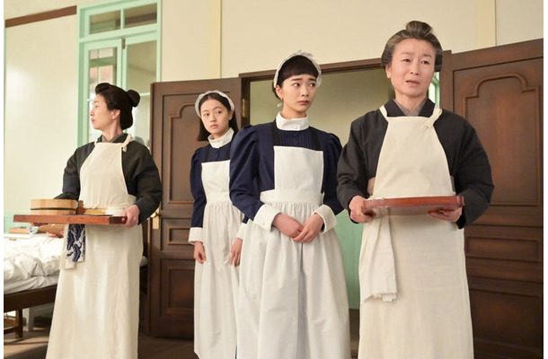 上坂樹里、見上愛ら「風、薫る」第31話（C）NHK