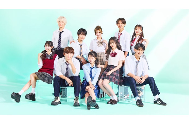 「今日、好きになりました。ラヨーン編」（上段左から）すばる、こうのすけ、じゅな、れん、いろは（下段左から）ゆきな、りお、ねね、ゆうか、そら（C）AbemaTV, Inc.
