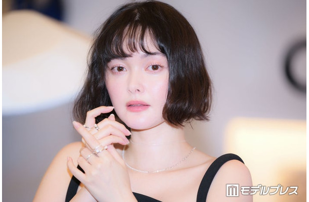 “weamondz × Tina Tamashiro”ローンチ発表会&ポップアップ体験会に出席した玉城ティナ(C)モデルプレス