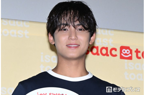 「イサックトーストソース ＆ ジャム発売記念イベント with SEVENTEEN MINGYU」に出席したMINGYU（ミンギュ）（C）モデルプレス