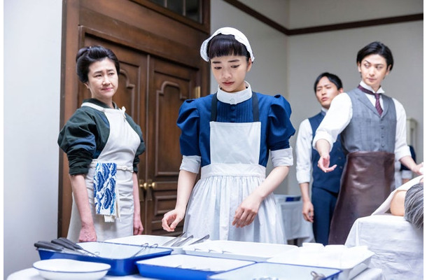 猫背椿、見上愛、平埜生成、古川雄大「風、薫る」第42話（C）NHK