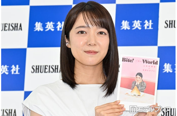 「Bite！The World 上白石萌音と世界をガブリ！」メディア向け発売記念取材会に出席した上白石萌音（C）モデルプレス