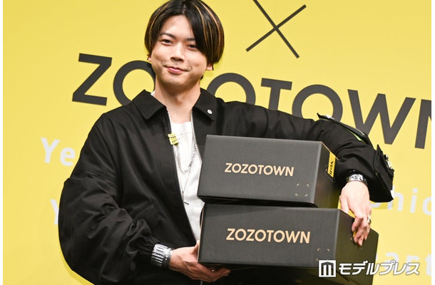 「TAKAHISA MASUDA × ZOZOTOWN」プロジェクト新ブランド初お披露目発表会に登壇した増田貴久（C）モデルプレス