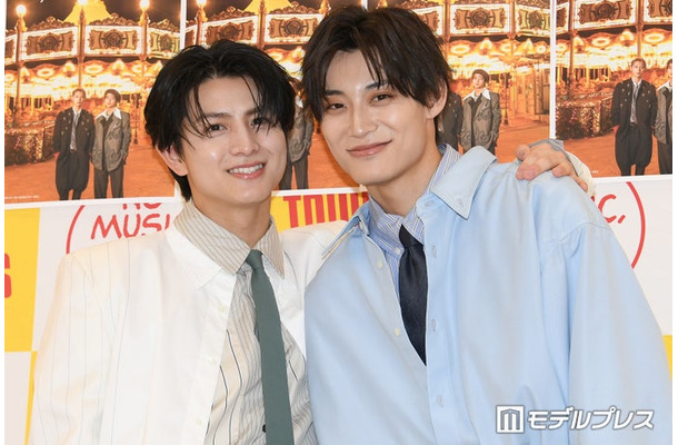 「BULLET TRAIN ALOHA＆HARU CONCEPT PHOTOBOOK アイハヨルノイロ」発売記念イベントに出席したハル、アロハ（C）モデルプレス