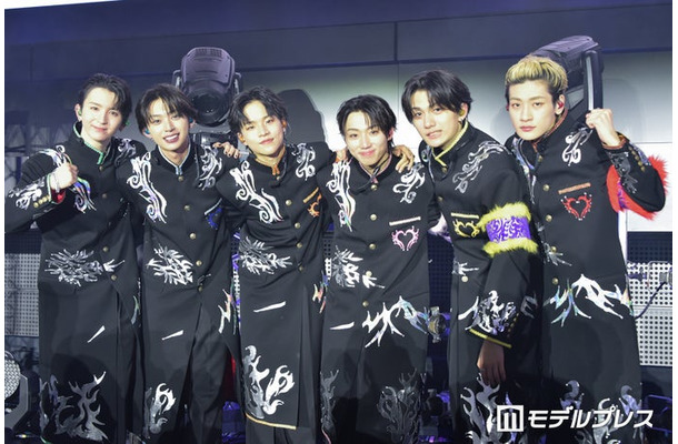 高岡ミロ、近藤駿太、武田創世、森田璃空、高桑真之、芳賀柊斗／Lienel（C）モデルプレス