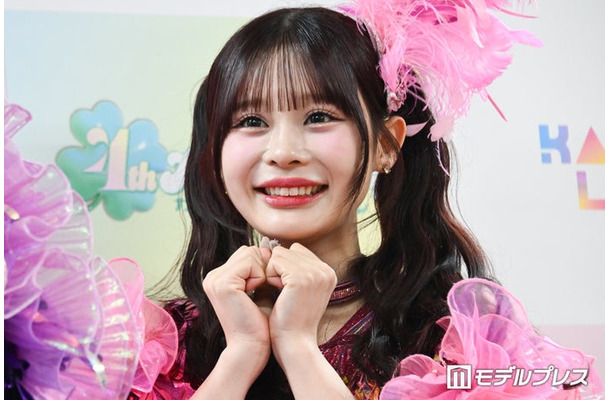 CANDY TUNEデビュー3周年公演「CANDY CANDY CANDY PARTY」囲み取材に出席した村川緋杏(C)モデルプレス