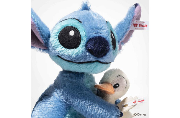 「ディズニースティッチとアヒルの子」© Disney © Margarete Steiff GmbH 2026
