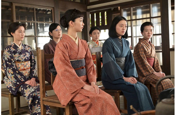 生田絵梨花、菊池亜希子、見上愛、木越明、上坂樹里、原嶋凛「風、薫る」第58話（C）NHK