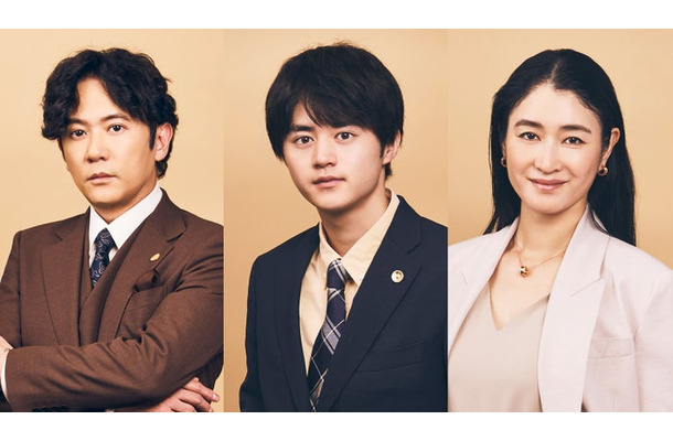 稲垣吾郎、鈴鹿央士、小雪（C）「リーガルビート –逆転の法廷–」製作委員会