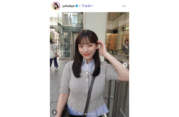 由布菜月Instagramより