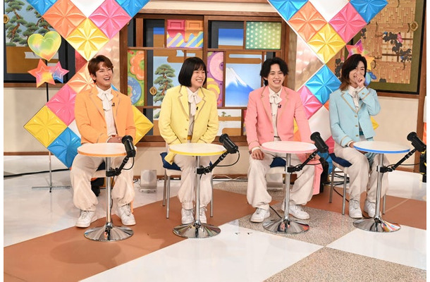 （左から）じん、おヨネ、ケンケン、サカイJr（C）テレビ朝日