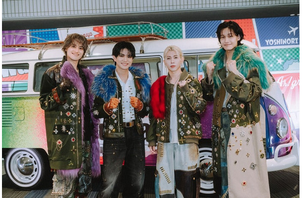 Aぇ! group（左から）小島健、正門良規、末澤誠也、佐野晶哉／撮影：Kosuke Ito（提供写真）