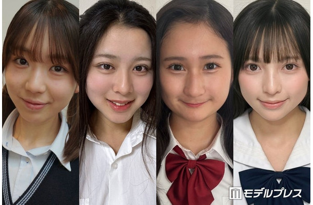 「高一ミスコン2026」暫定上位4人(提供写真)