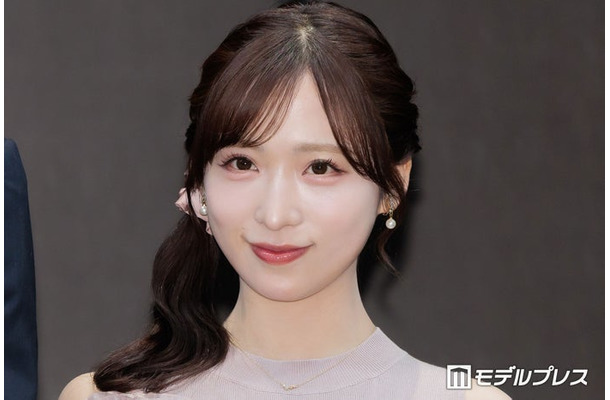 「ドライな同期の溺愛癖」記者会見に出席した小栗有以（C）モデルプレス