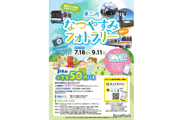 東三河なつやすみフォトラリー