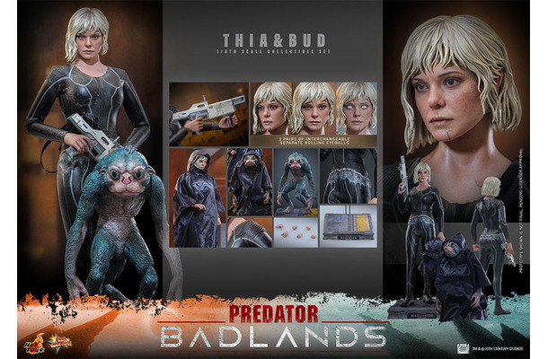 【ムービー・マスターピース】『プレデター:バッドランド』1/6スケールフィギュア ティア&バド & © 20th Century Studios