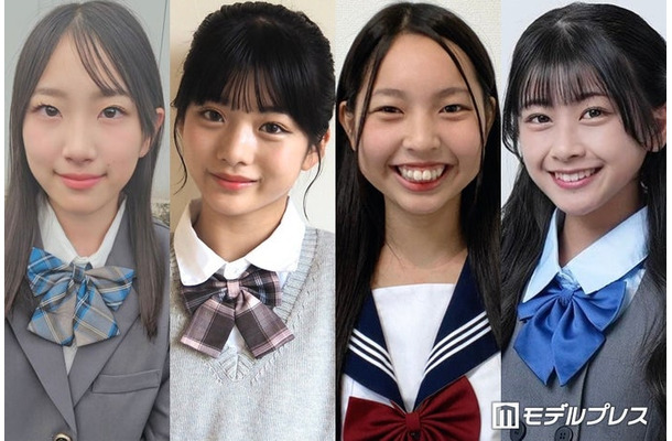 「中一ミスコン2026」暫定上位4人（提供写真）
