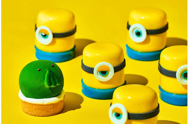 「いたずらミニオンのバナナケーキ」「禁断のグリーンモンスターケーキ」(品川プリンスホテル)