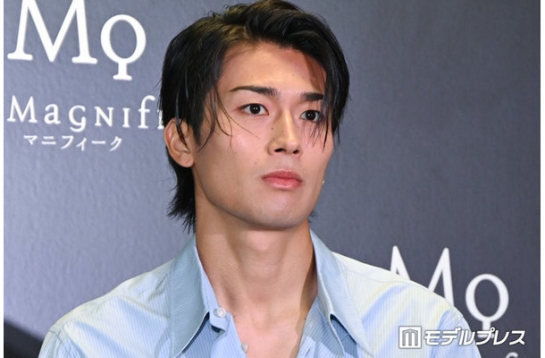 スペシャルトークショーに出席した中村敬斗選手(C)モデルプレス