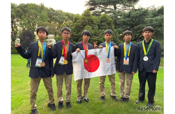 日本代表選手6名
