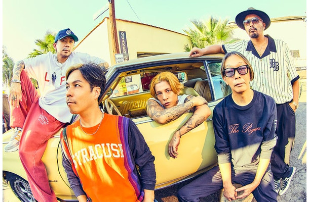 Dragon Ash/櫻井誠は前列左(提供写真)