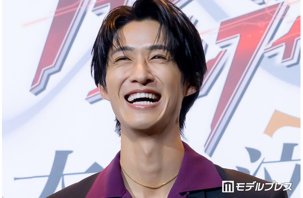 「仮面ライダーゼッツ さよならのミッション」映画「超宇宙刑事ギャバン インフィニティ 太陽が泣いた日」公開前夜祭舞台挨拶に出席した曽野舜太(C)モデルプレス