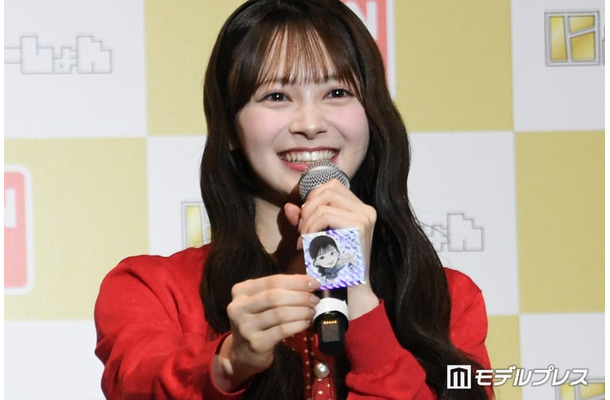新CM発表会に出席した伊藤百花（C）モデルプレス