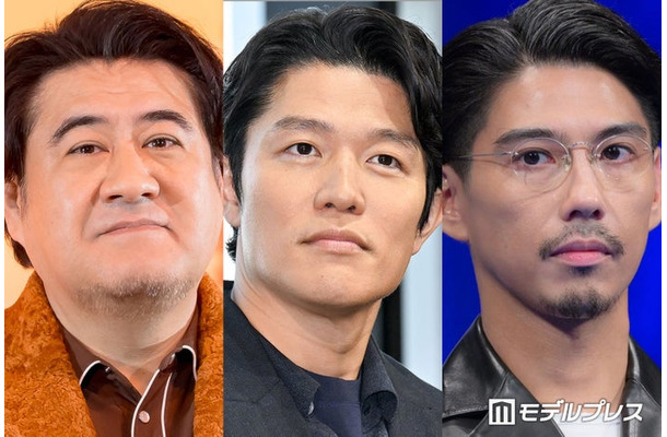 (左から)小手伸也、鈴木亮平、賀来賢人(C)モデルプレス