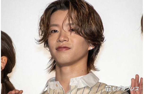 「ウォーターガーディアンズ」完成披露舞台挨拶に登壇した森愁斗(C)モデルプレス