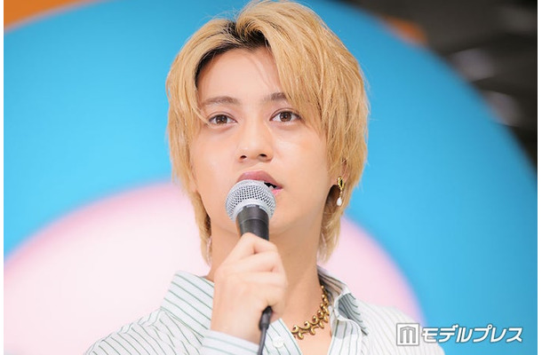 「ETRO per Kaito Takahashi」カプセルコレクションのメディア取材会に出席した高橋海人（C）モデルプレス