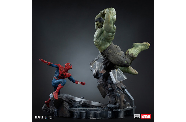 『マーベル』 【アイアン・スタジオ　スタチュー】「アートスケール」1/10スケール　スパイダーマン vs ハルク