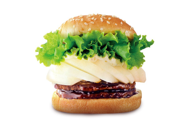 2年ぶりに復活した「梨のダブルてりやきバーガー」（提供画像）