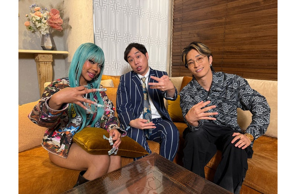 3li¥en、せいや、田中樹（C）「GOLDEN MIC」製作委員会