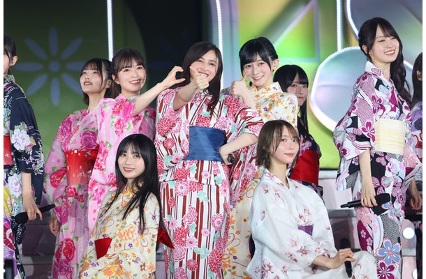 小川彩、川崎桜、井上和、池田瑛紗、弓木奈於、賀喜遥香「乃木坂46 真夏の全国ツアー2026」（C）乃木坂46LLC