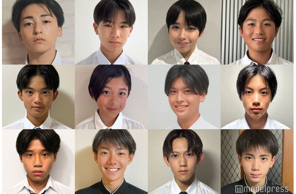 「男子中学生ミスターコン2026」西日本ブロックセミファイナリスト(一部)