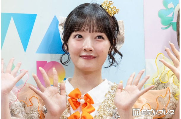 「CUTIE STREET 2nd ANNIVERSAY LIVE 2026『8TREASURES』」囲み取材に出席した川本笑瑠(C)モデルプレス