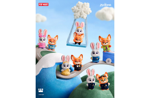 「Zootopia Ace Duo シリーズ ぬいぐるみキーホルダー」