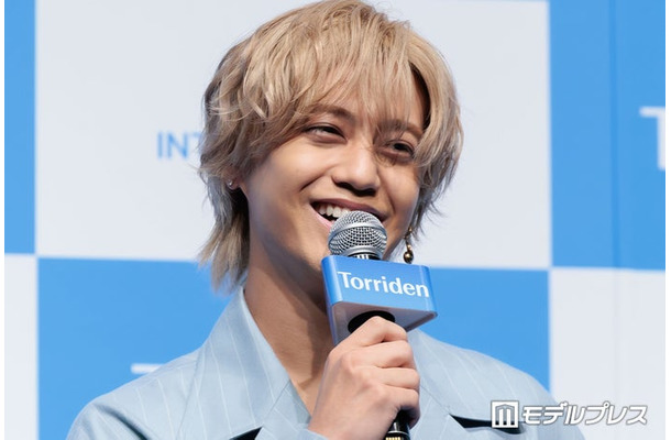 「Torriden ブランドリニューアル&新CM発表会」に出席した高橋海人(C)モデルプレス