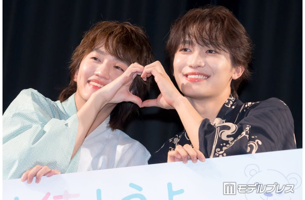 「ちょっと待とうよ、春虎くん」第4話先行試写会に出席した中川翼、桜木雅哉（C）モデルプレス