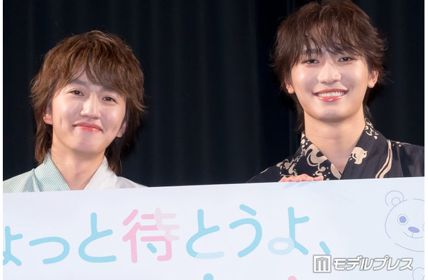 「ちょっと待とうよ、春虎くん」第4話先行試写会に出席した中川翼、桜木雅哉（C）モデルプレス