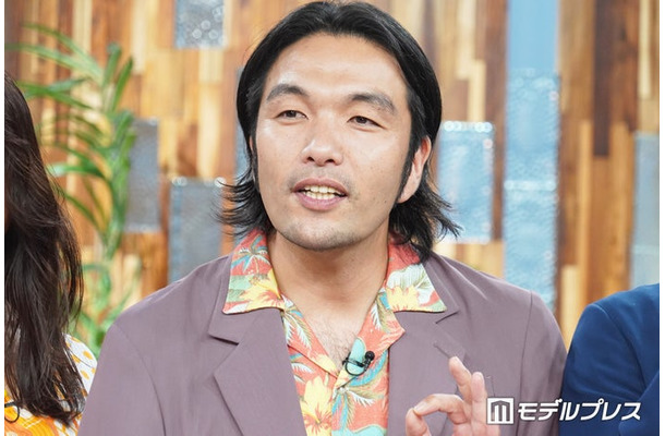 「ラブキャッチャージャパン3」MC囲み取材に登壇した盛山晋太郎（C）モデルプレス