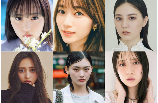 （上段左から）遠藤さくら、守屋麗奈、小坂菜緒（下段左から）井上和、山崎天、金村美玖（提供写真）